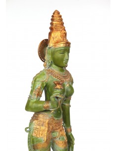 Statue en bronze Tara avec... 2