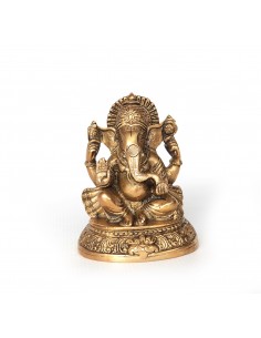 Bronzestatue Ganesh sitzend