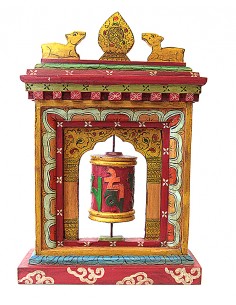 Hand painted Tibetan temple