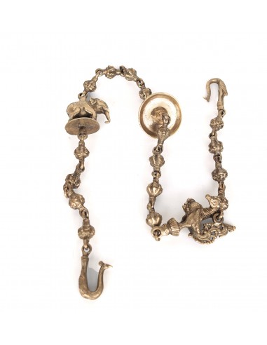 Chaîne éléphant/paon