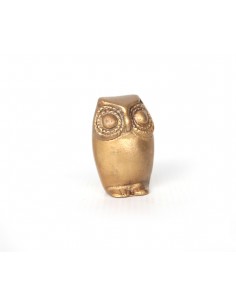 Owl bronze statuette