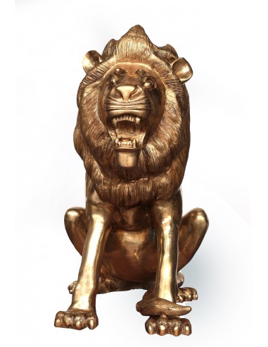 Bronzestatue eines großen sitzenden...