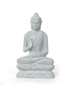 Varanasi soapstone Buddha -...
