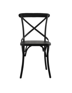 "Bera" Metal chair - Black 2