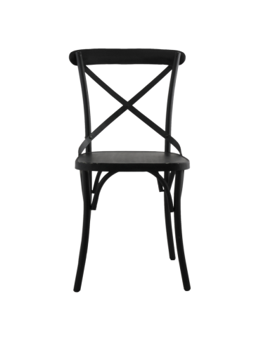 "Bera" Metal chair - Black