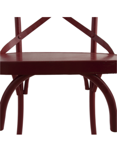 "Bera" Metal chair - Red