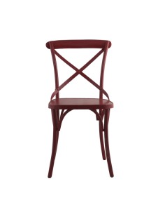 "Bera" Metal chair - Red 2