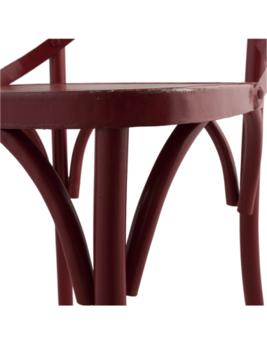 "Bera" Metal chair - Red