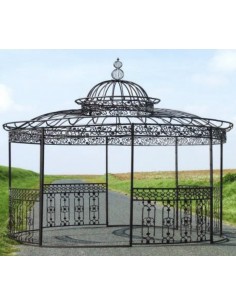 Round metal pergola 2