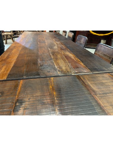 Grande Table en bois recyclé avec...