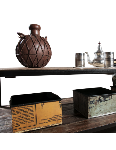 Table basse "Chemin de fer"