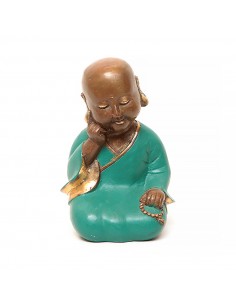 Monk sitting in painted... 2