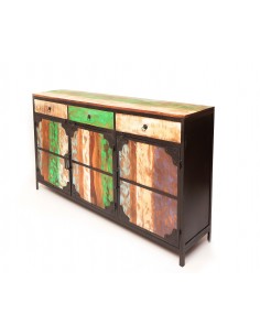 Desserte en bois recyclé...