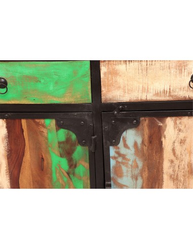 Desserte en bois recyclé "Periya" -...