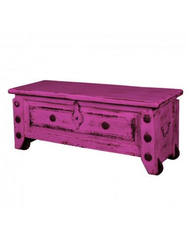 Coffre en bois avec roulettes "Aditya"