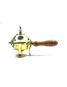 Brass incense burner with...