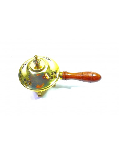 Brass incense burner with handle