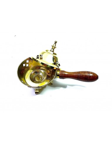 Brass incense burner with handle