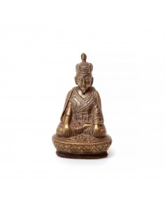 Statuette en bronze Karmapa...