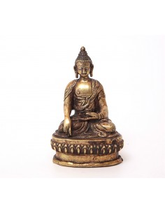Statuette en bronze Bouddha...