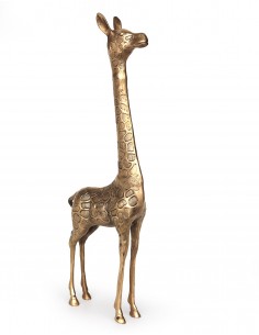 Giraffe en bronze 2