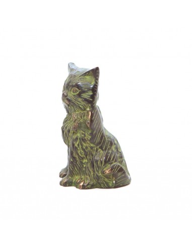 Katzenstatuette aus Bronze