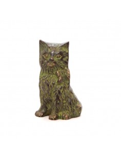 Katzenstatuette aus Bronze