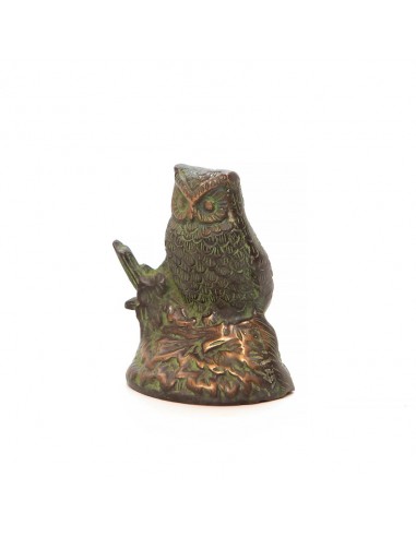 Eule auf Bronzezweig