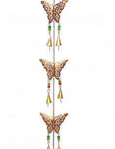Carillon chaine papillon grand