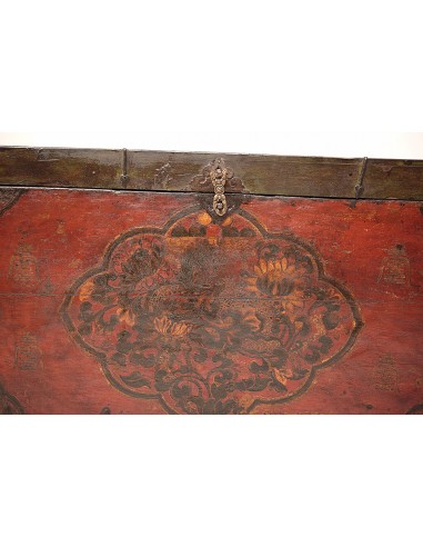 Coffre ancien tibétain  - pièce unique