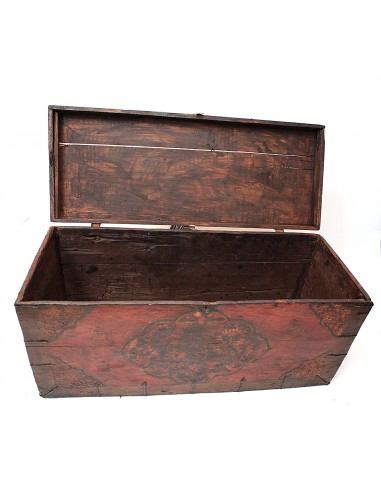 Coffre ancien tibétain  - pièce unique