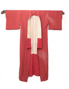 Recycling-Kimono - Rot