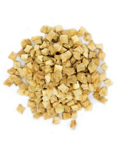 Dried apple pieces per gram
