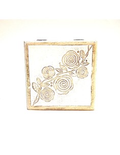 Wooden box drawing Rose-Large 2