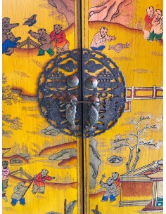 Armoire peinte "Fang" 2