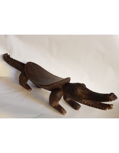 Rare Tabouret Croccodile du...