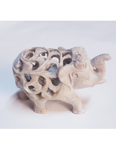 Éléphant soap stone Varanasi