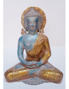 Buddha Bronze Statuette vert