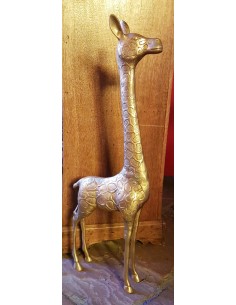 Statuette en bronze Girafe