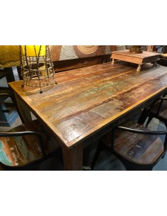Table à manger "Mitha" recyclé 2