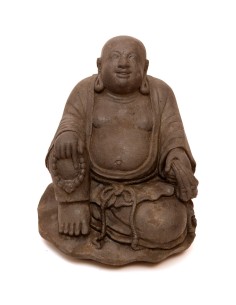 Moine rieur assis 50cm Grand