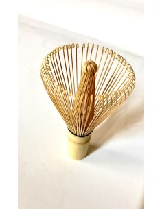 Fouet Matcha en Bambou