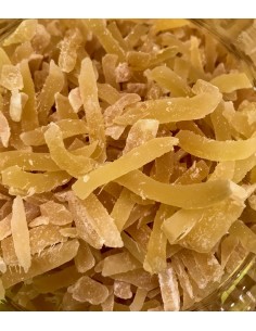 Kandierte Ingwerstücke