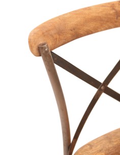 Sedia in legno e metallo... 2