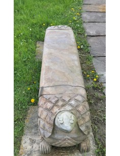 Tortue Banc en Pierre