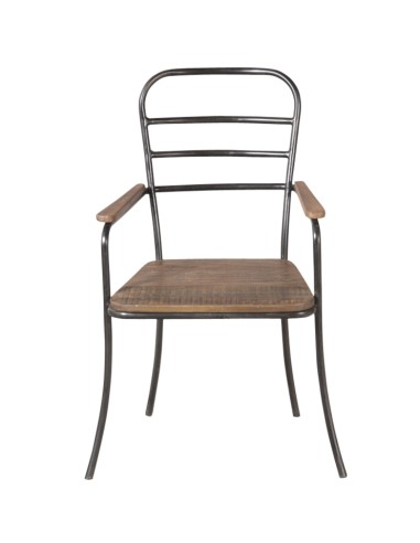 Set 6 Chaise en Metal "Yogini" avec Bras