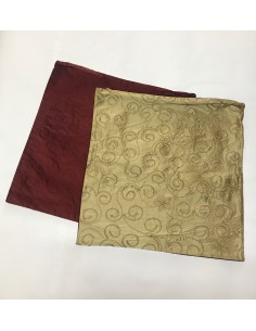 Kissenbezug aus Seide mit...