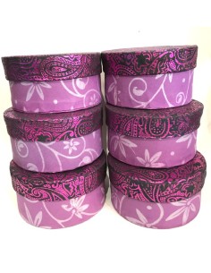 Set 6 Boite Carton Ronde