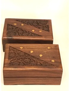 "Arshia" Chiseled wooden box