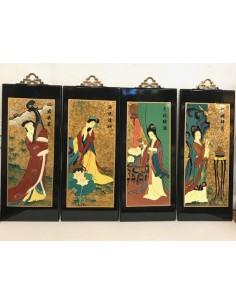 Tableau Peinture Laqué "SC...